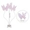 Giant 3-Head Artificial Butterfly Decor – Pink Wedding & Party